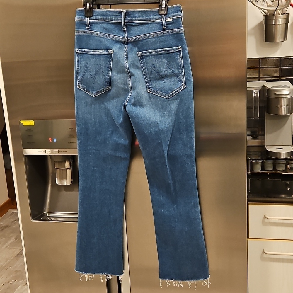 💕MOTHER💕 The Hustler Ankle Fray Jeans ~ Grasping At Straws 31 NWOT - Picture 13 of 16